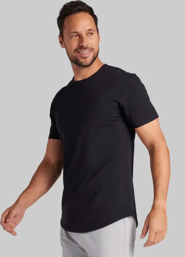 Drop-Cut T-Shirt (Black)