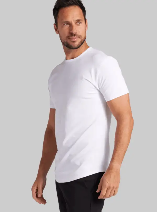 Drop-Cut T-Shirt (White)
